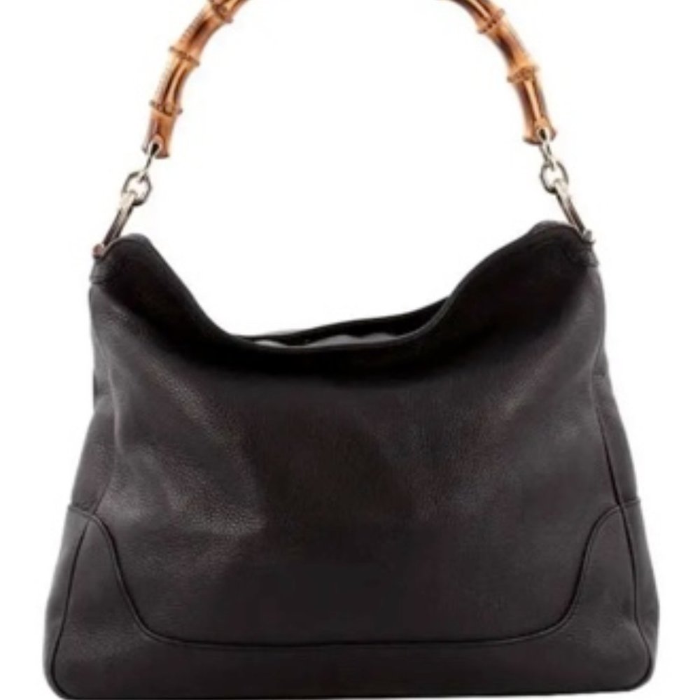 Gucci Diana Bamboo Shoulder Bag Leather